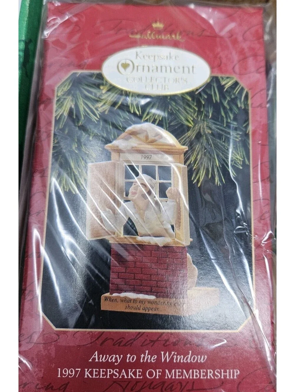Vintage Hallmark Ornaments Keepsake Collectors Club 1997 Membership Lot of 4 New